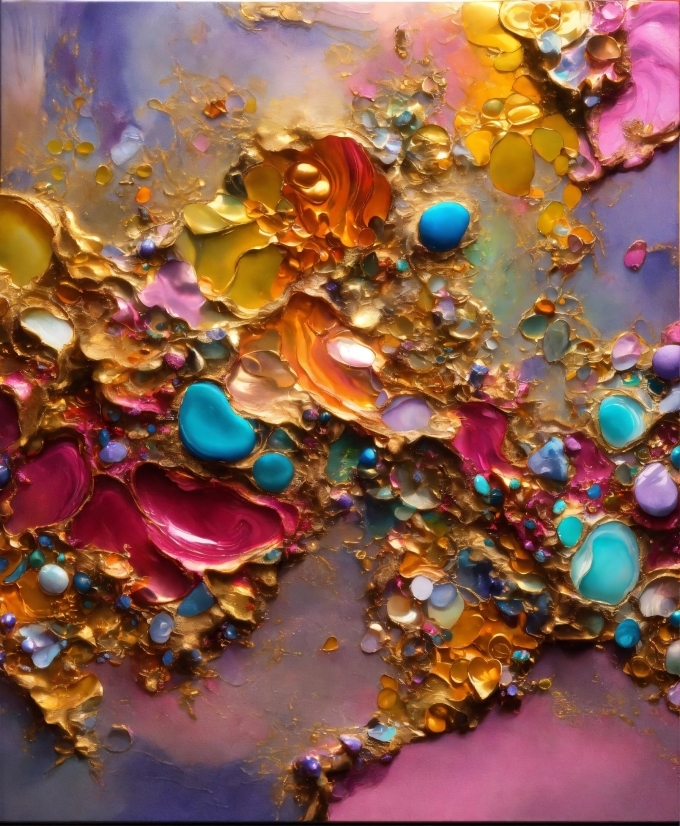 Amber, Creative Arts, Liquid, Art, Paint, Pattern