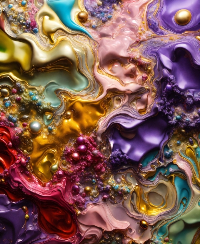 Purple, Liquid, Organism, Violet, Art, Aqua