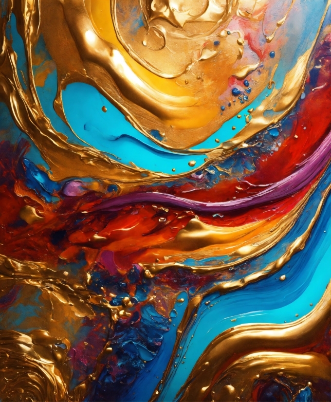 Liquid, Light, Paint, Water, Fluid, Amber