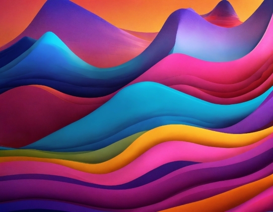 Azure, Textile, Orange, Purple, Art, Pink