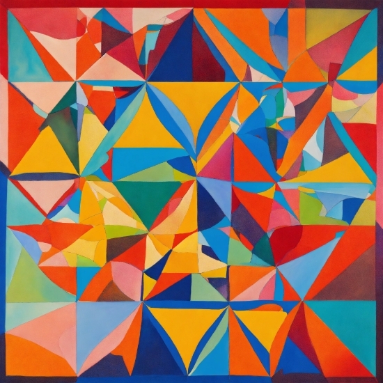 Product, Azure, Triangle, Textile, Rectangle, Art