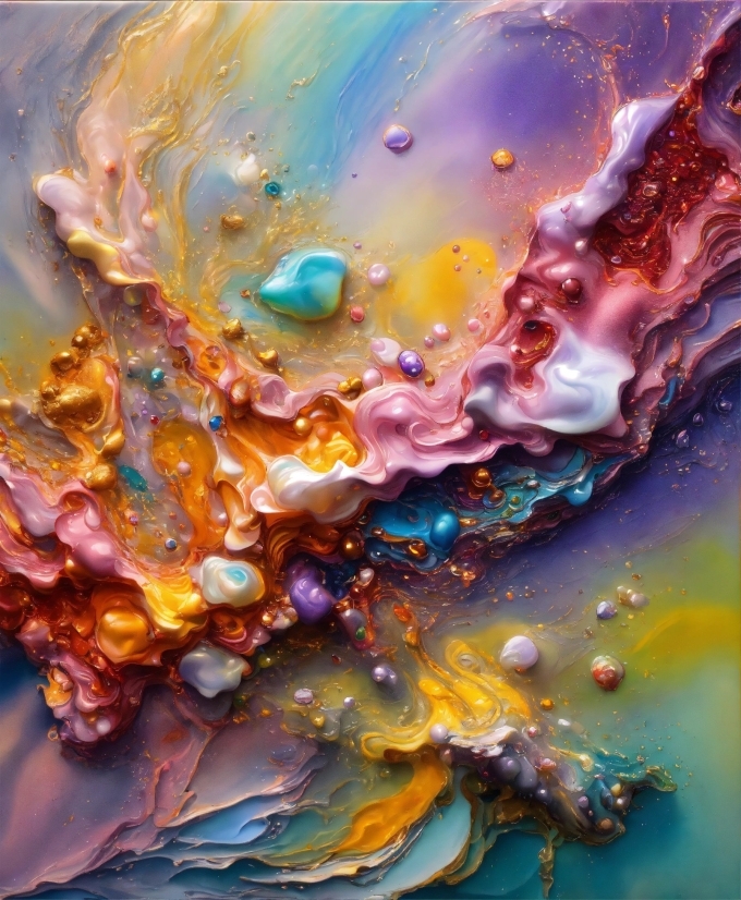 Liquid, Fluid, Organism, Art Paint, Art, Natural Material