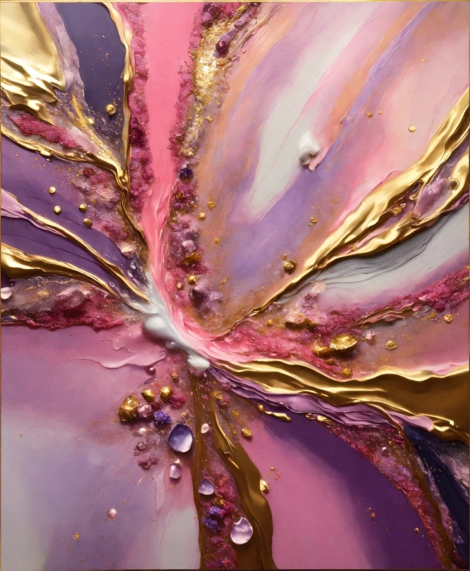 Liquid, Purple, Violet, Pink, Petal, Magenta