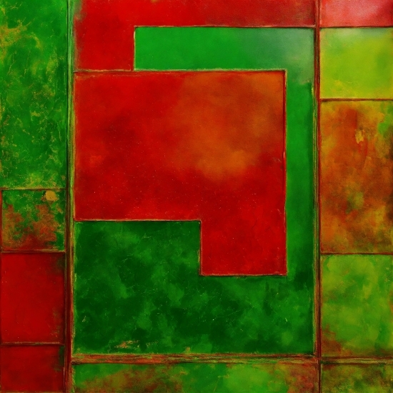 Colorfulness, Green, Paint, Rectangle, Art Paint, Art