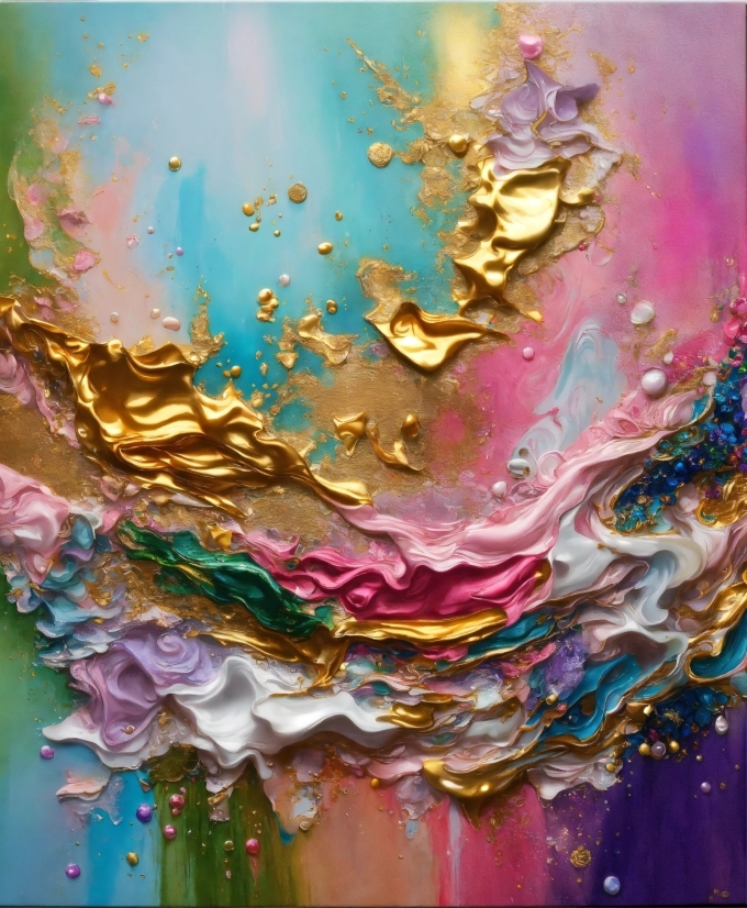 Liquid, Paint, Art, Water, Magenta, Painting