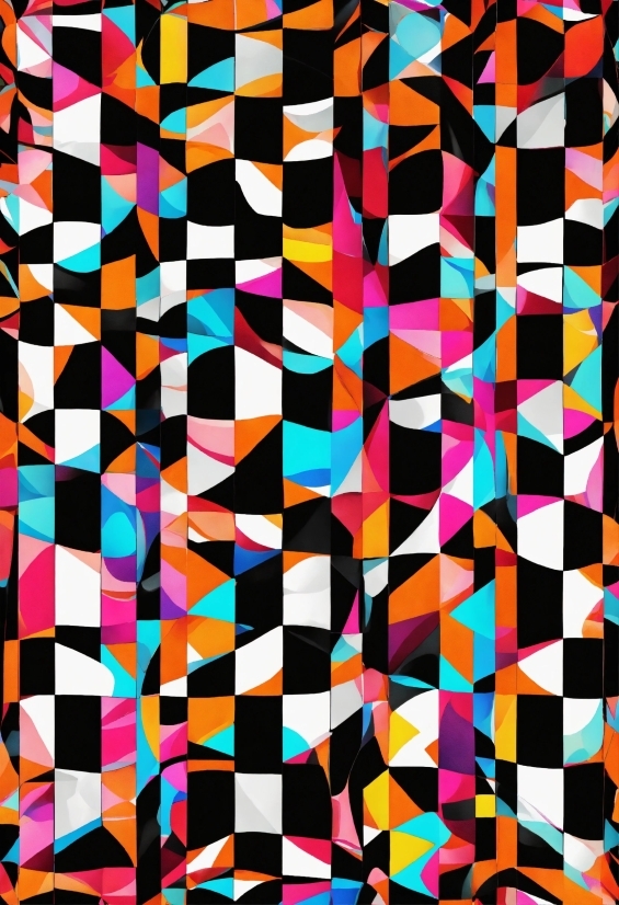 Rectangle, Textile, Art, Line, Symmetry, Magenta