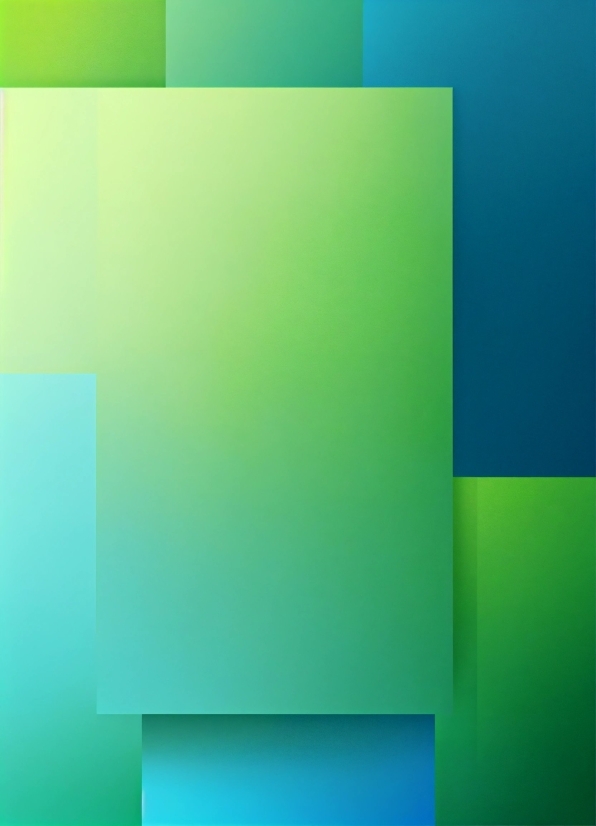 Colorfulness, Green, Azure, Rectangle, Aqua, Material Property