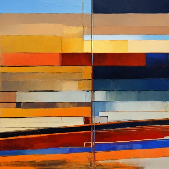 Colorfulness, Rectangle, Wood, Orange, Shade, Paint