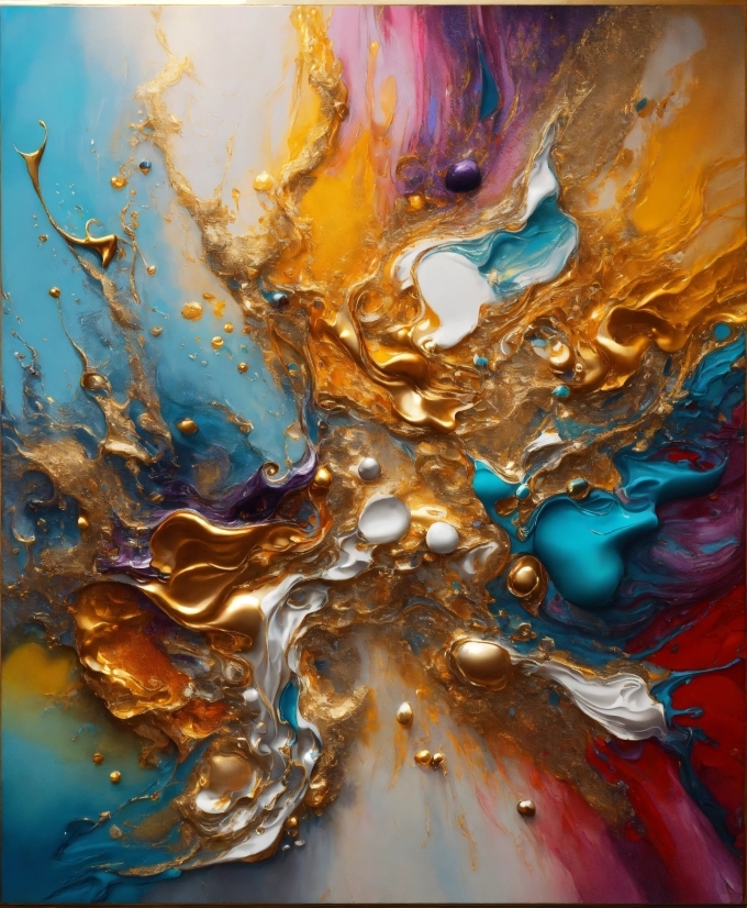 Water, Liquid, Fluid, Paint, Art, Aqua