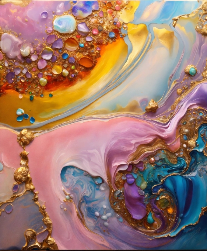 Liquid, Fluid, Purple, Organism, Aqua, Art