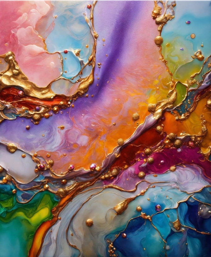 Liquid, Water, Purple, Fluid, Art, Paint