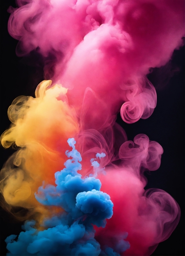 Light, Pink, Gas, Smoke, Magenta, Electric Blue