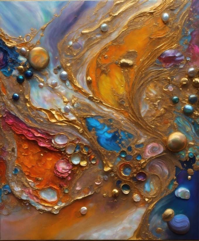 Liquid, Amber, Fluid, Water, Art, Pattern