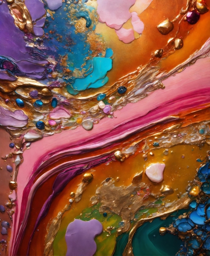 Liquid, Light, Purple, Water, Orange, Fluid