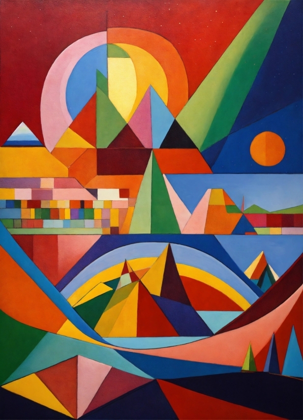 Colorfulness, Rectangle, Triangle, Art, Creative Arts, Symmetry