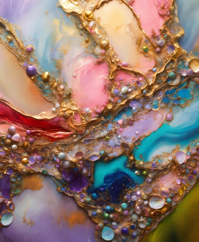 Natural Material, Pink, Aqua, Liquid, Jewellery, Art