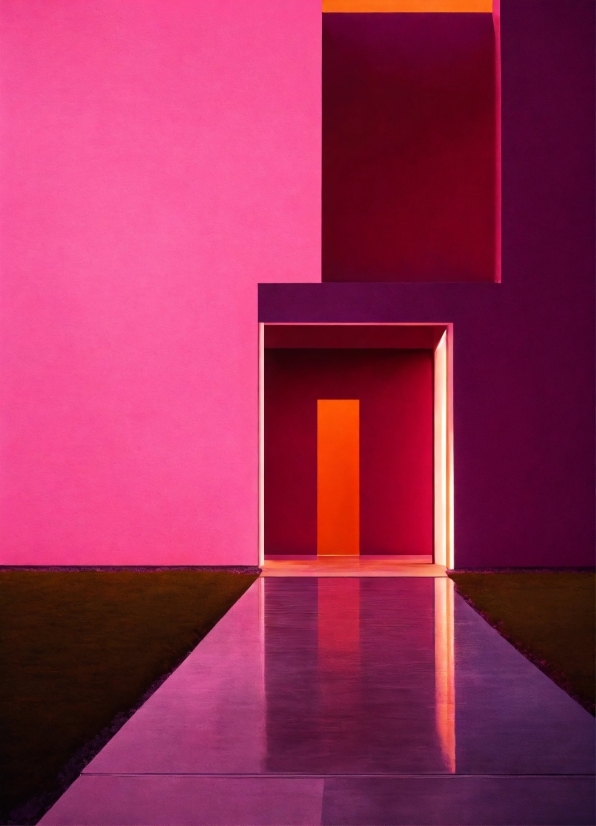 Rectangle, Purple, Fixture, Pink, Flooring, Magenta