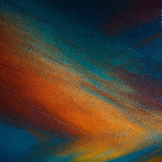 Blue, Azure, Orange, Sky, Paint, Aqua