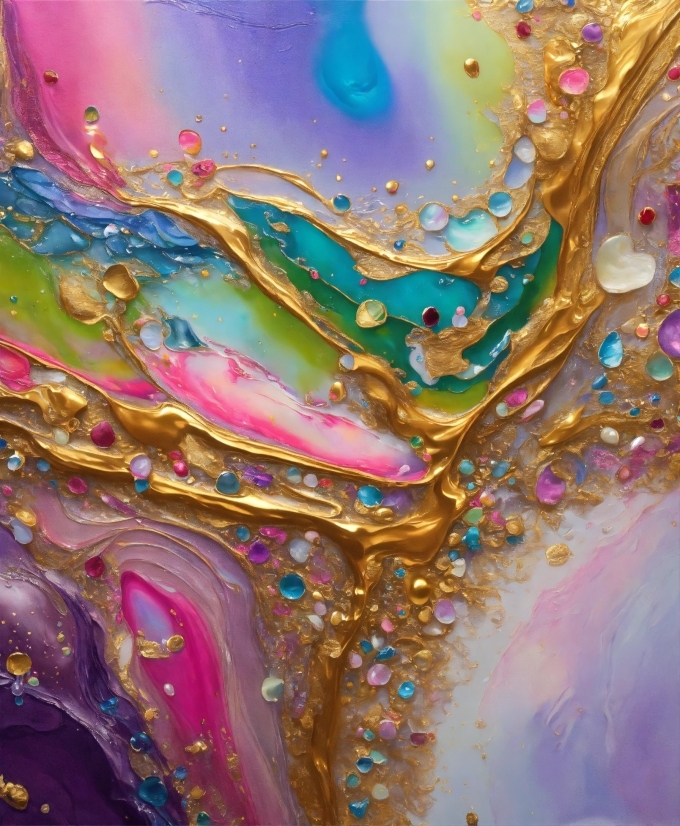 Liquid, Water, Organism, Pink, Art, Pattern