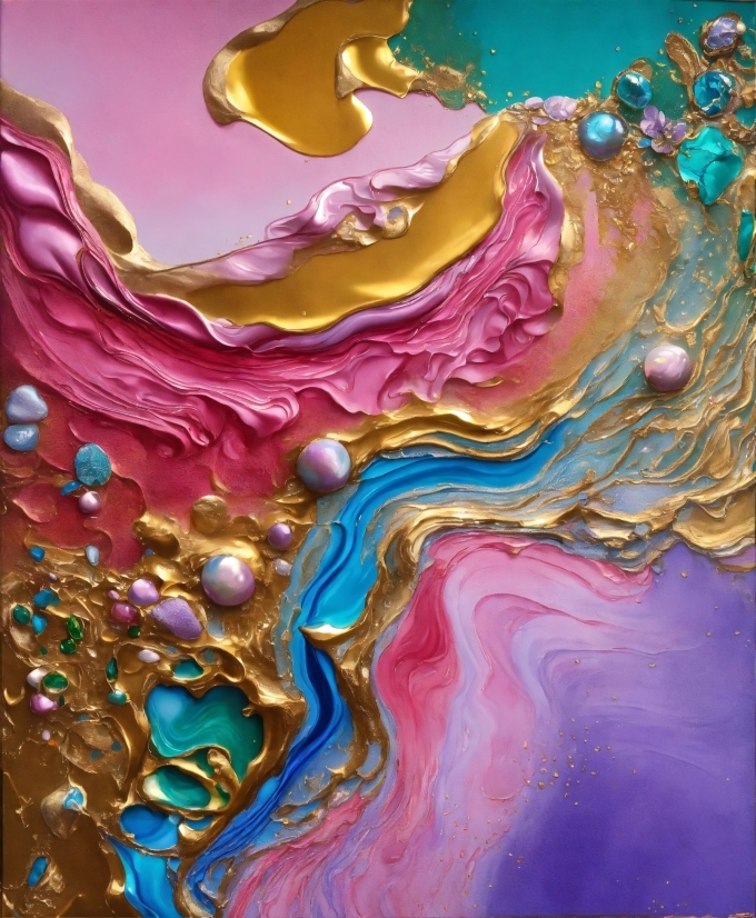 Liquid, Fluid, Purple, Organism, Art, Pink