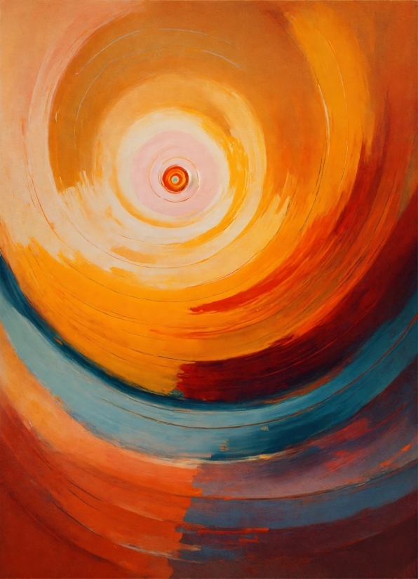 Colorfulness, Orange, Amber, Art, Landscape, Circle