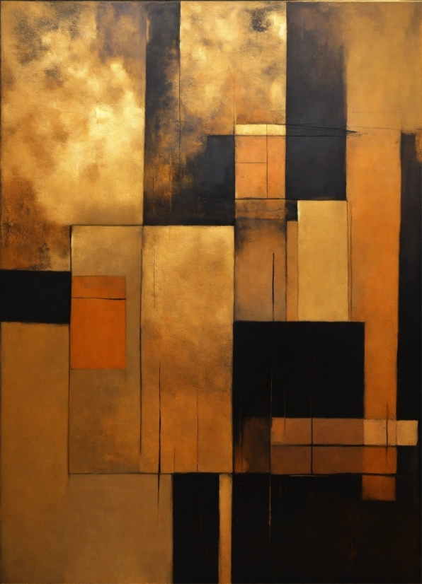 Brown, Rectangle, Amber, Wood, Orange, Art