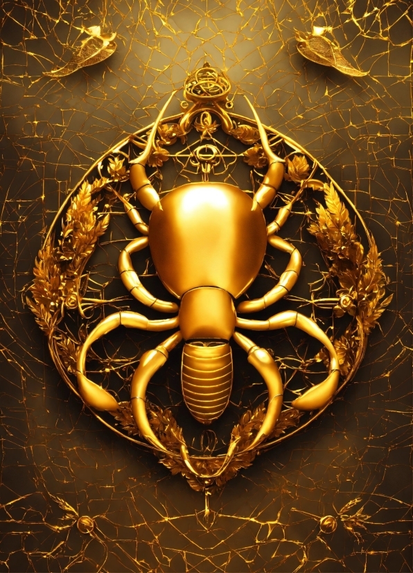 Light, Gold, Amber, Font, Helmet, Symmetry