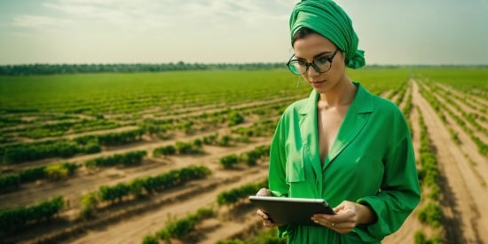 Glasses, Sky, Green, Plant, People In Nature, Happy