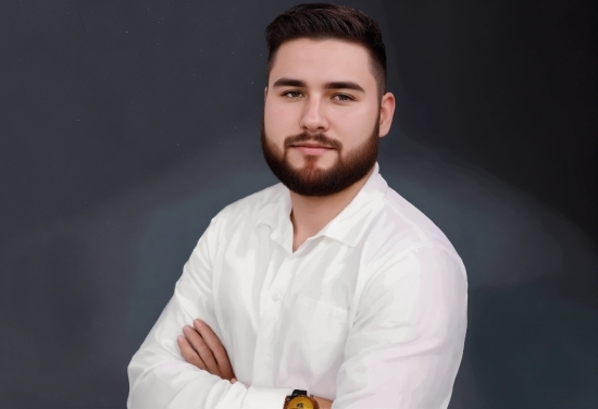 Watch, Beard, Flash Photography, Sleeve, Gesture, Collar