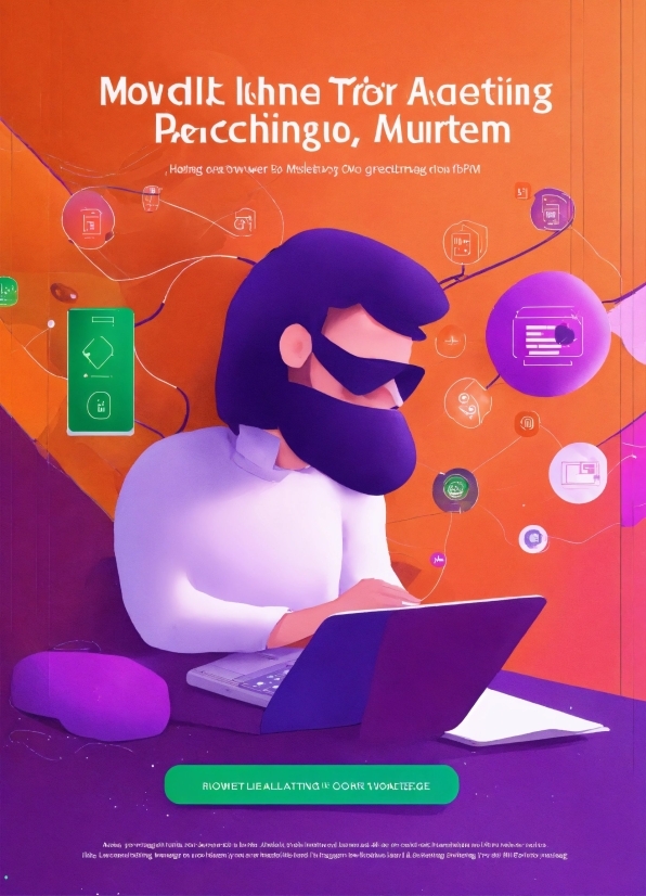 Purple, Cartoon, Art, Font, Poster, Magenta