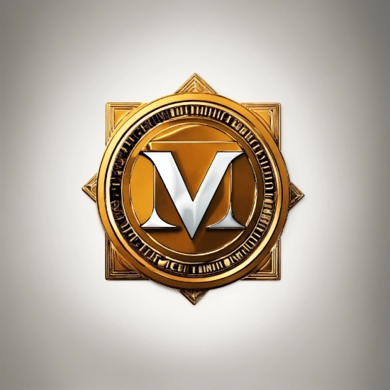 Brown, Font, Badge, Emblem, Symbol, Circle