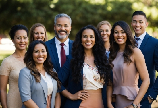 Smile, Facial Expression, Tie, Dress, Happy, Community