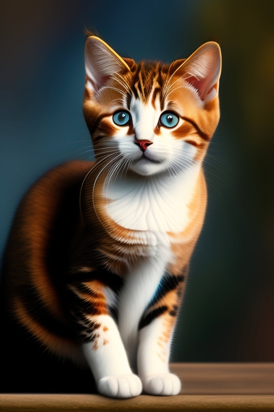 Generate Image Ai, Kitten, Kitty, Cat, Feline, Animal