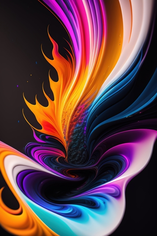 Ai Brand Design, Blaze, Plasma, Fractal, Wallpaper, Graphic