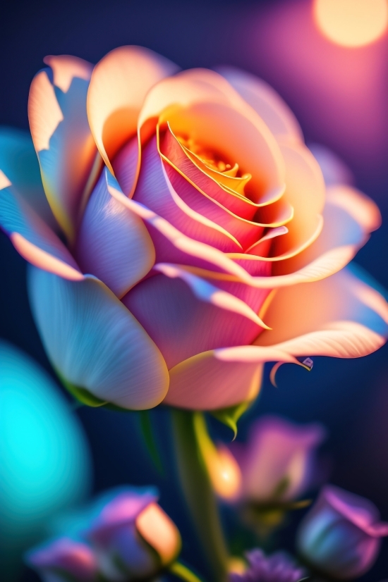 Ai That Makes Pictures, Design, Light, Wallpaper, Tulip, Fractal