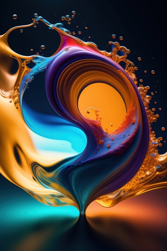 Ai Generated Illustrations, Art, Swirl, Design, Graphic, Fractal