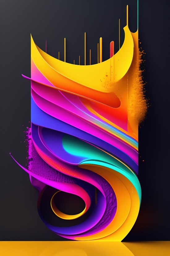 Apple Ai, Design, Wallpaper, Graphic, Lightning, Art