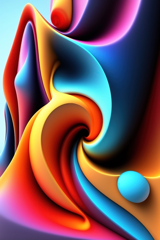 Custom Ai Art Generator, Graphic, Fractal, Digital, Art, Light