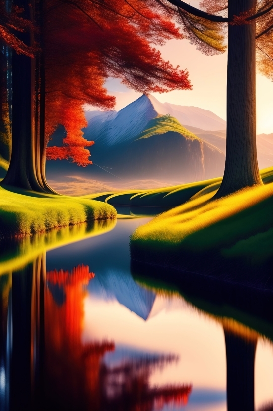 3d With Illustrator, Sunset, Sky, Sun, Travel, Sunrise