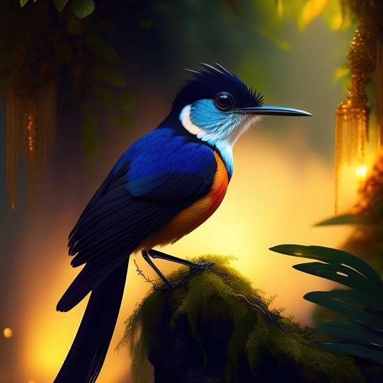 Google Dream Ai, Magpie, Bird, Wildlife, Toucan, Beak