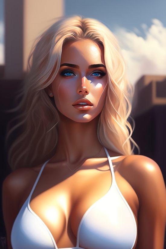 Free Ai Generator Art, Hair, Attractive, Model, Sexy, Portrait