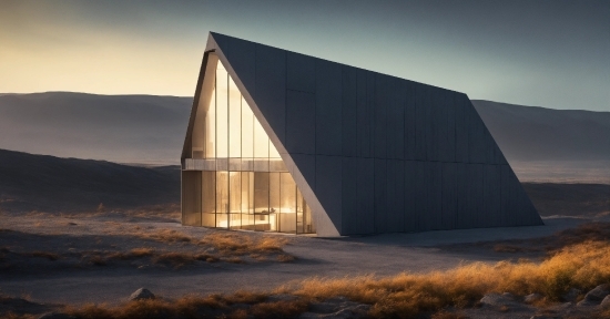 Sky, Building, Triangle, Tints And Shades, Landscape, Slope