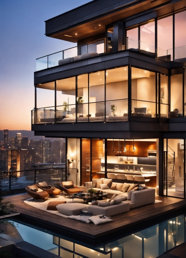 Sky, Building, Property, Window, Food, Interior Design