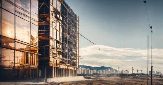 Sky, Cloud, Building, Sunlight, Tower Block, Urban Design