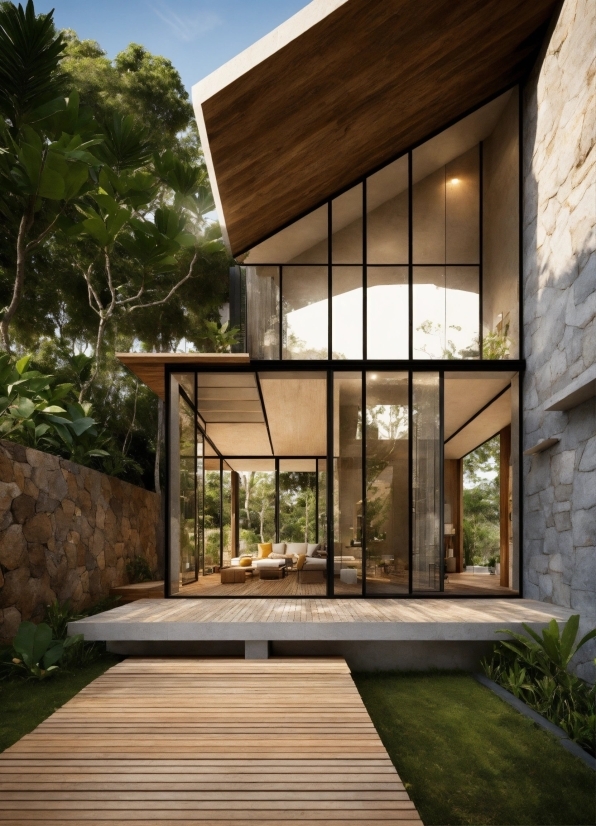 Plant, Building, Property, Sky, Window, Shade