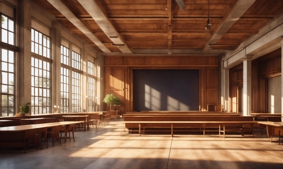 Property, Plant, Wood, Window, Building, Hall