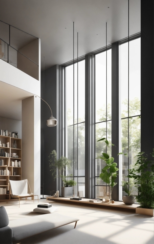 Plant, Building, Window, Houseplant, Wood, Fixture