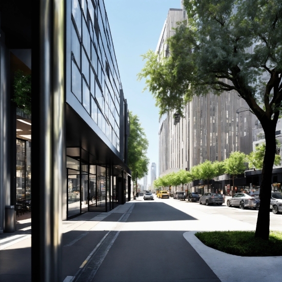 Building, Daytime, Sky, Plant, Infrastructure, Road Surface