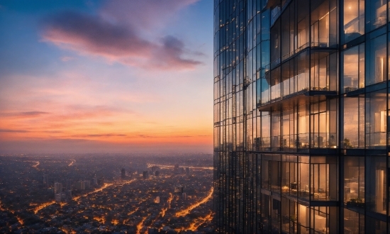 Cloud, Sky, Building, Atmosphere, Skyscraper, Tower Block