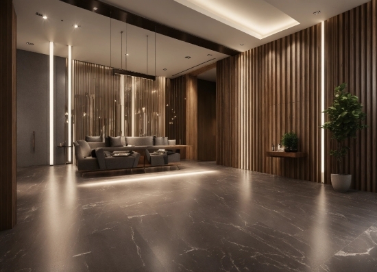 Property, Building, Plant, Interior Design, Hall, Floor